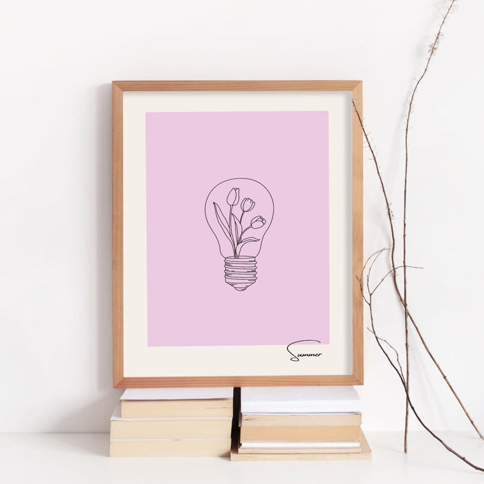 Gallery Wall Art Set Of 3 Prints, Pink Wall Art, Botanical Wall Decor, Minimalist, Gift for Mum, Flower Print, Pastel Prints, Printable art