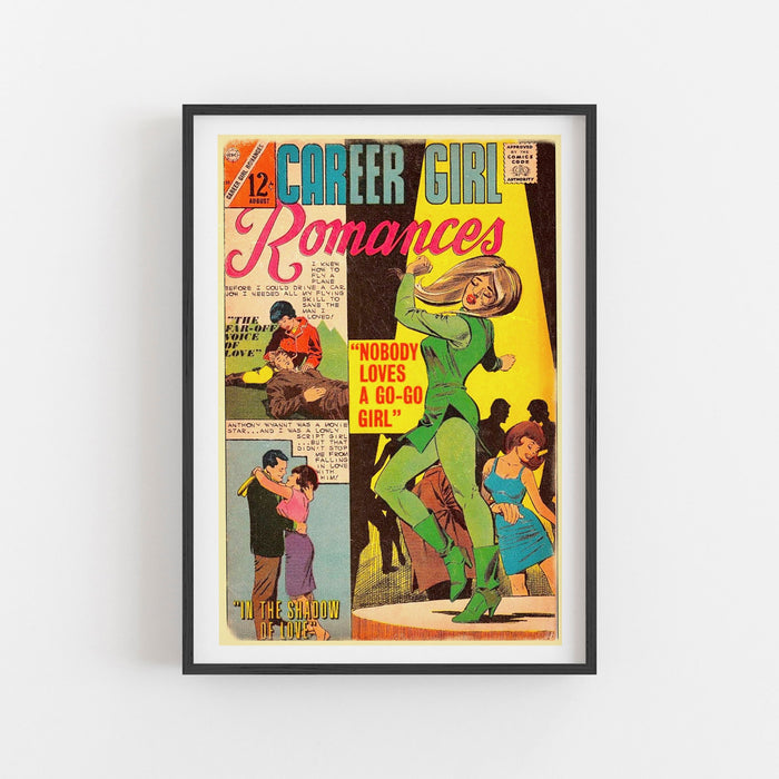 Career Girl Romances  Comic Book Print, Magazine Vintage Prints, A3, A4 Poster, Retro, Vintage Art, Gallery Wall, Magazine Prints, 1950's