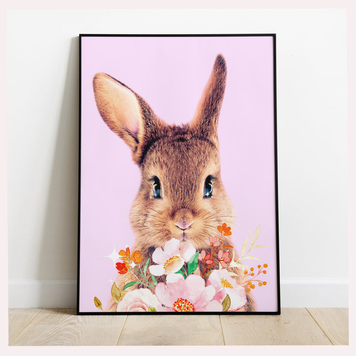Childrens wall art, Printable Wall Art, PRINTABLE, Kids room Decor, Kids Wall Art, Bunny Print, Rabbit Lover Gift, Set of 6 prints, Download
