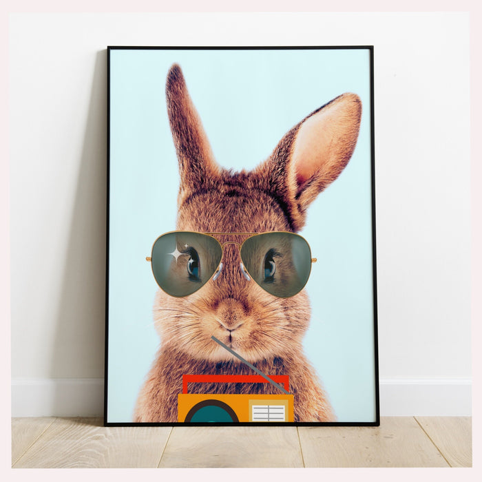 Childrens wall art, Printable Wall Art, PRINTABLE, Kids room Decor, Kids Wall Art, Bunny Print, Rabbit Lover Gift, Set of 6 prints, Download
