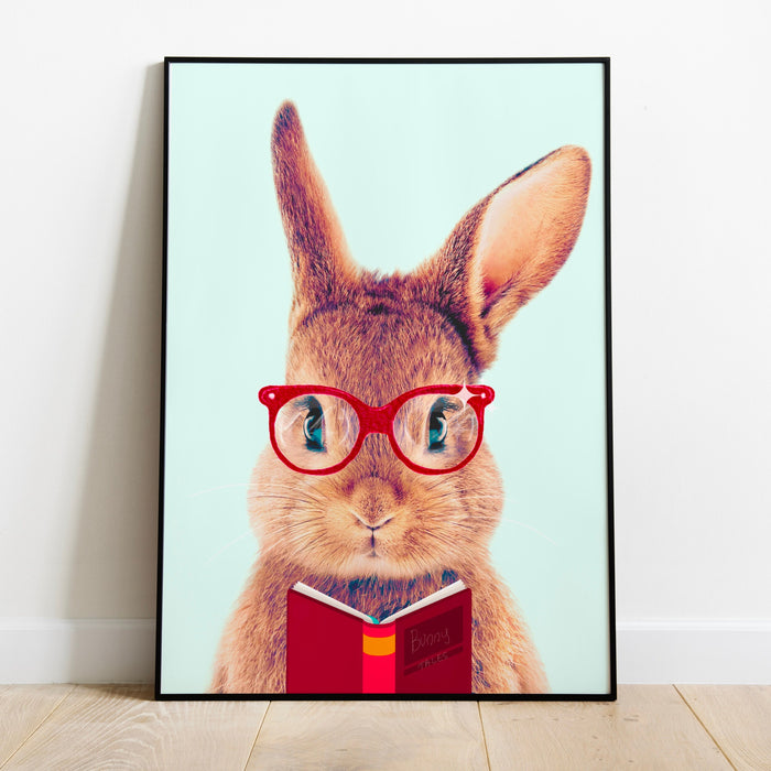 Childrens wall art, Printable Wall Art, PRINTABLE, Kids room Decor, Kids Wall Art, Bunny Print, Rabbit Lover Gift, Set of 6 prints, Download