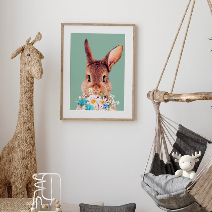 Gallery Wall Art Set Of 3 Prints, Cute Nursery animals, Wall Art Decor, Trendy retro nursery digital art