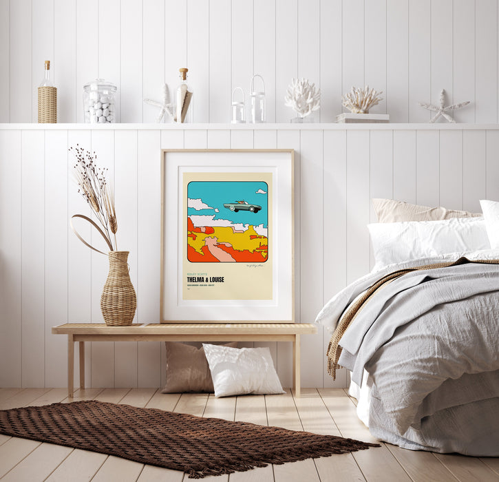 Thelma And Louise Poster / Digital Download / Retro Move Poster/ Wall Art / Bestie gift / Prints for Framing / Dork Room Decor