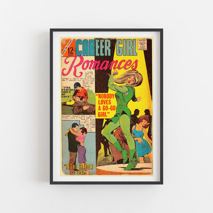 Career Girl Romances  Comic Book Print, Magazine Vintage Prints, A3, A4 Poster, Retro, Vintage Art, Gallery Wall, Magazine Prints, 1950's