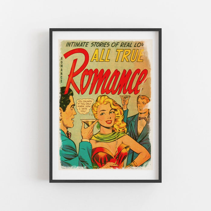 Retro Home Decor, Comic Wall Art, Cute Love Comics, Home Decor For Wall, Cool Wall Decor, Comic Book Art, Comic Book Poster, Romance Poster