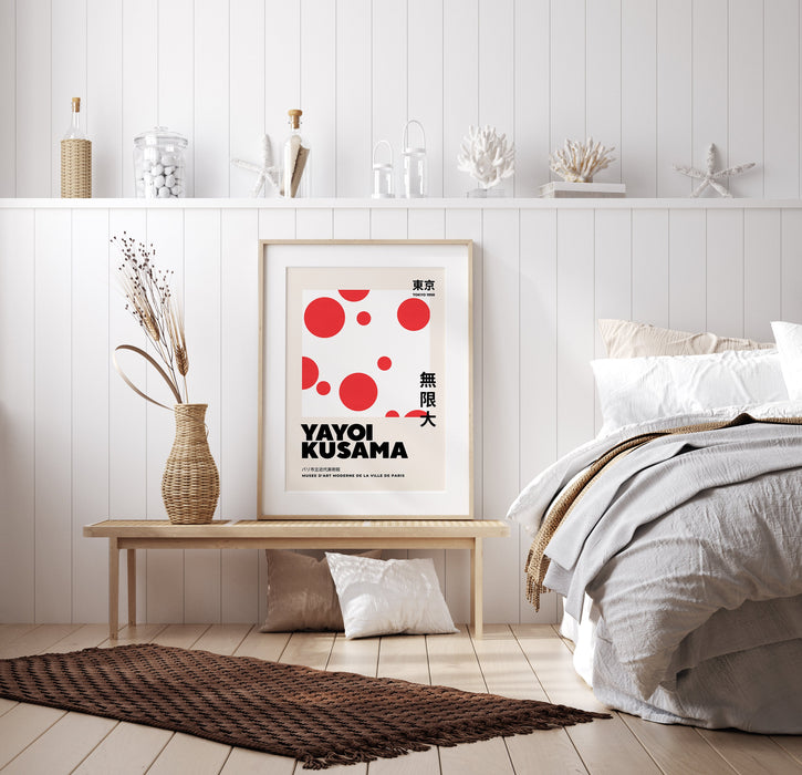 Yayoi Kusama Print, Yayoi Kusama Poster, Japanese Wall Decor, Yayoi Kusama Exhibition Poster, Yayoi Kusama, Kusama Print, Gift for Japanese