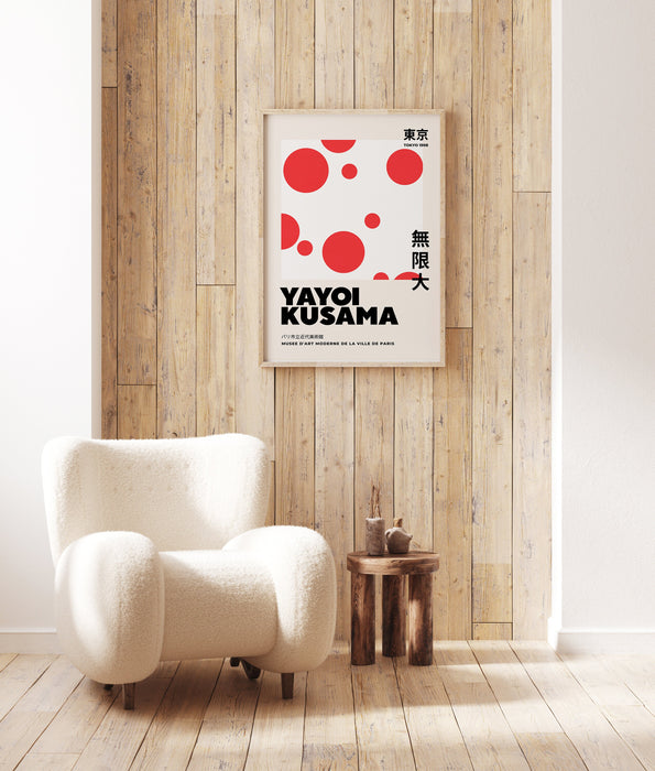 Yayoi Kusama Print, Yayoi Kusama Poster, Japanese Wall Decor, Yayoi Kusama Exhibition Poster, Yayoi Kusama, Kusama Print, Gift for Japanese