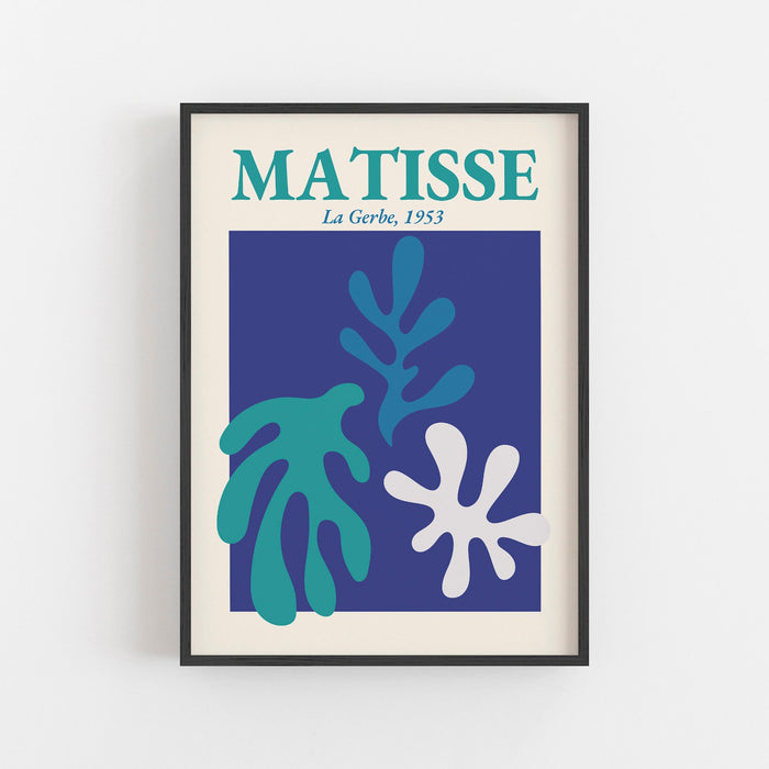 Matisse art print, Bohemian wall art, Abstract design, Modern geometric poster, Original artwork, Best gift for modern houses