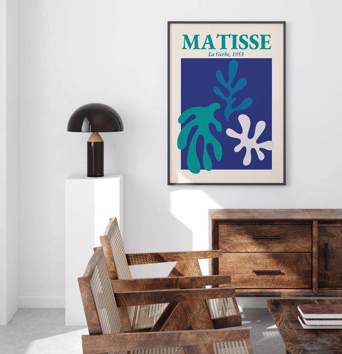 Matisse art print, Bohemian wall art, Abstract design, Modern geometric poster, Original artwork, Best gift for modern houses
