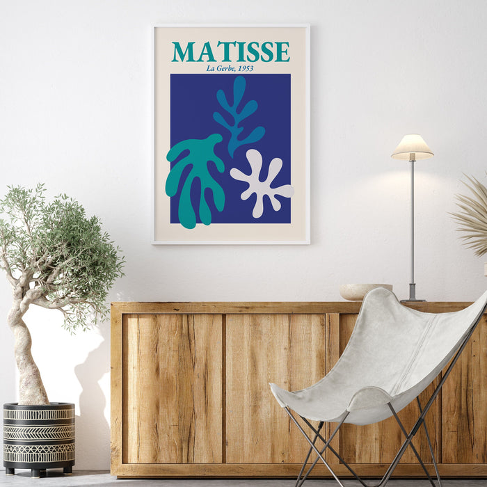 Matisse art print, Bohemian wall art, Abstract design, Modern geometric poster, Original artwork, Best gift for modern houses