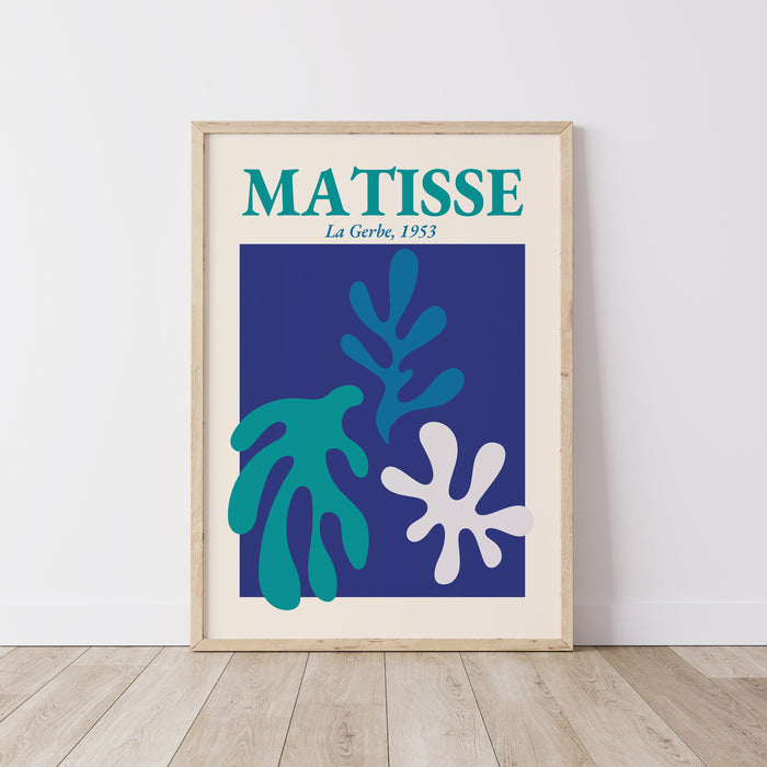 Matisse art print, Bohemian wall art, Abstract design, Modern geometric poster, Original artwork, Best gift for modern houses