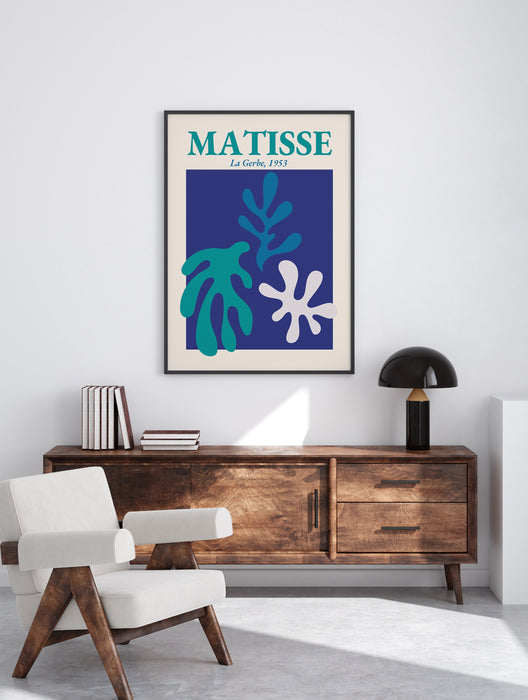 Matisse art print, Bohemian wall art, Abstract design, Modern geometric poster, Original artwork, Best gift for modern houses