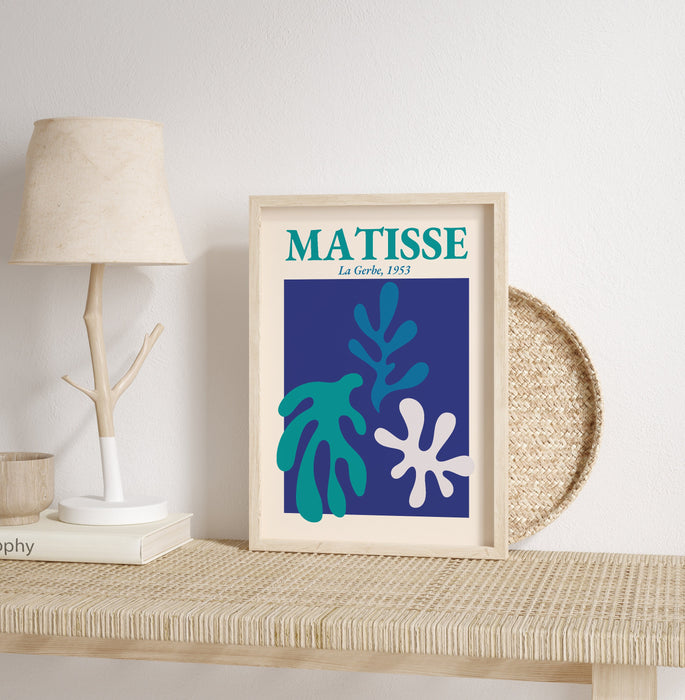 Matisse art print, Bohemian wall art, Abstract design, Modern geometric poster, Original artwork, Best gift for modern houses