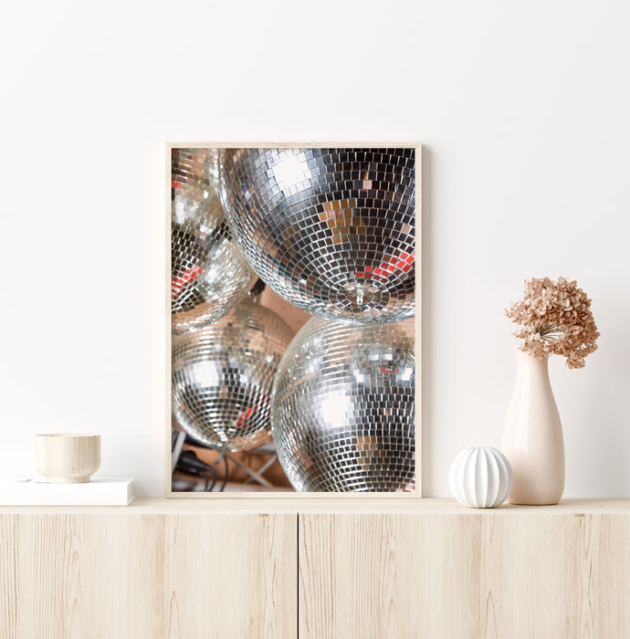 Fashion Girl Print | Disco Print | Girls Drinking Print | Fashion Wall Art | Stylish Wall Art | Black And White Art | Funky Prints