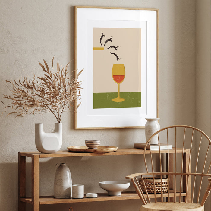 Gallery Wall Art Set Of 4 Prints, Wall Art Set of 4, Trendy Retro Art  Prints, Mid Century Wall Art Print Set, Bauhaus Wall Decor Art Print