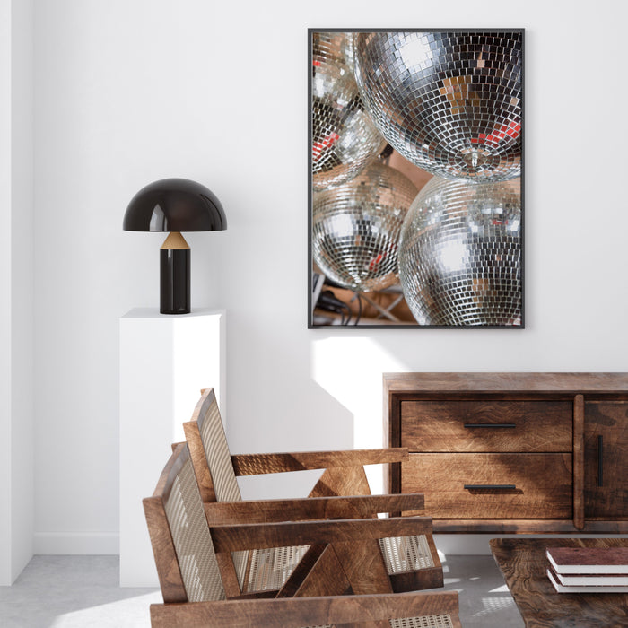 Fashion Girl Print | Disco Print | Girls Drinking Print | Fashion Wall Art | Stylish Wall Art | Black And White Art | Funky Prints