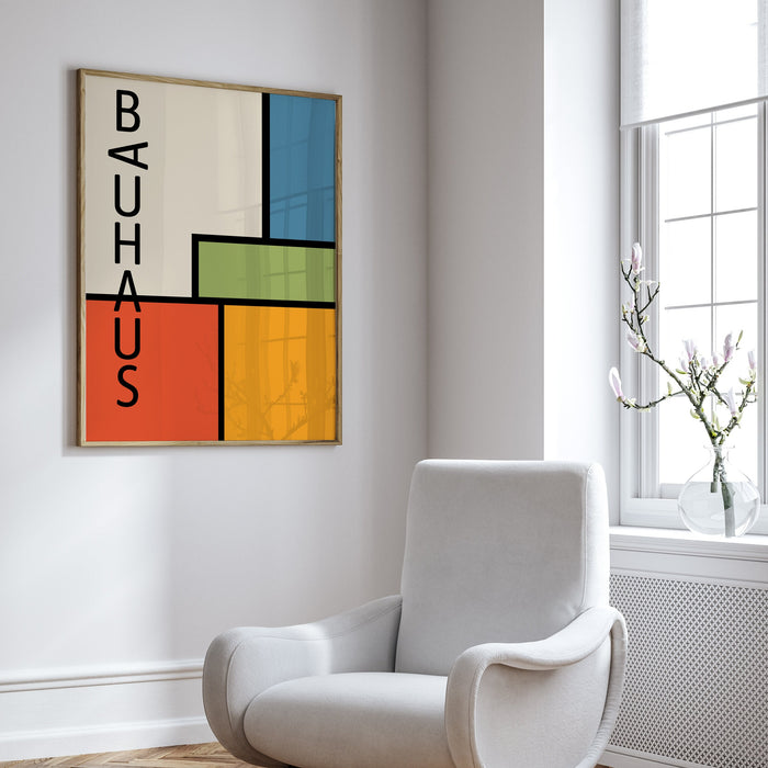 Gallery Wall Art Set Of 4 Prints, Wall Art Set of 4, Trendy Retro Art  Prints, Mid Century Wall Art Print Set, Bauhaus Wall Decor Art Print