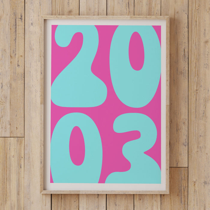 Retro Trendy Dorm Wall Art Custom Wall Print Digital Download Wall Decor Printable Pink Wall Art
