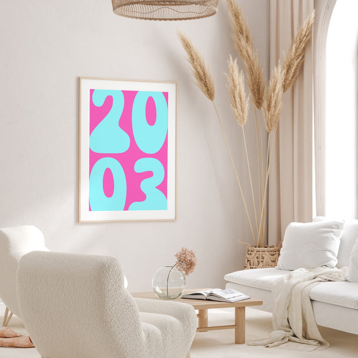 Retro Trendy Dorm Wall Art Custom Wall Print Digital Download Wall Decor Printable Pink Wall Art
