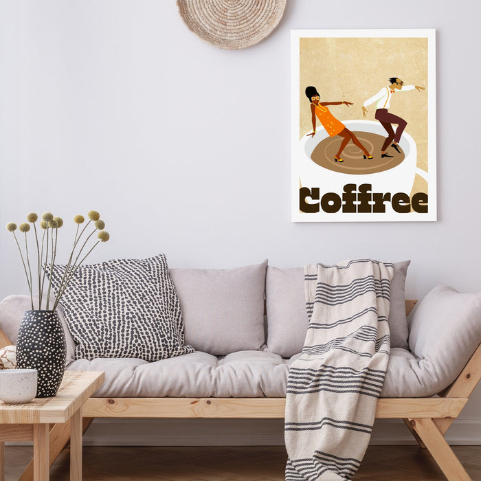 Coffee Poster| Printable Wall Art, Modern Minimalist Food Print for the Kitchen, Bar, or Living Room | INSTANT DOWNLOAD