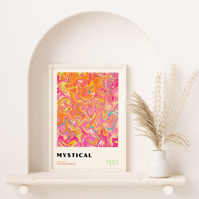 Aesthetic Wall Art, Trendy Wall Art, Retro Wall Art, 70s Wall Art,  Wall Prints Trendy, Aesthetic Room Decor, Psychedelic Home Decor, Y2K