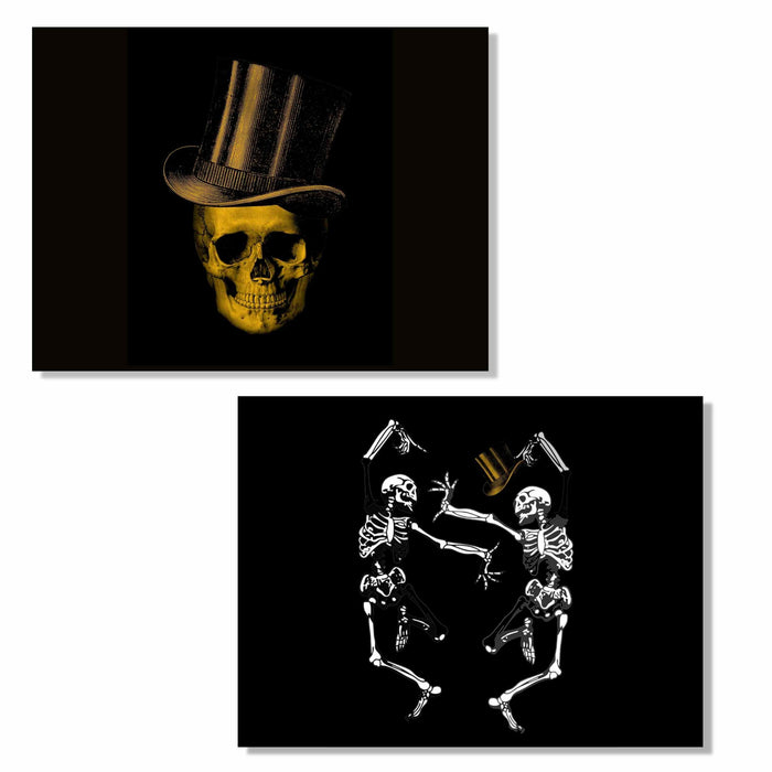 Fun halloween gallery wall art halloween printables funny skeleton print halloween poster spooky spider digital download