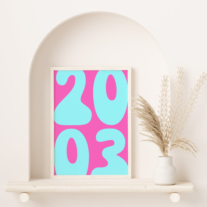 Retro Trendy Dorm Wall Art Custom Wall Print Digital Download Wall Decor Printable Pink Wall Art