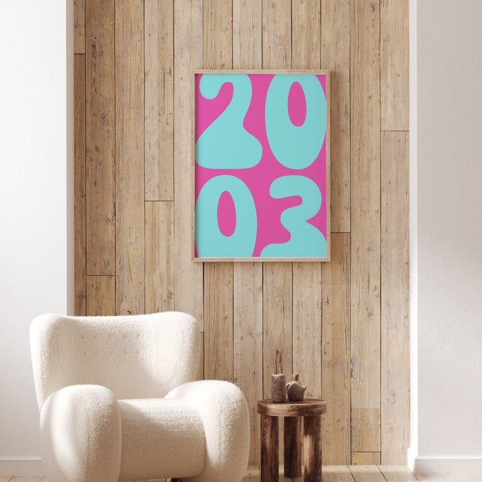 Retro Trendy Dorm Wall Art Custom Wall Print Digital Download Wall Decor Printable Pink Wall Art