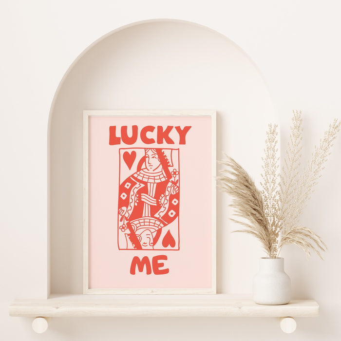 Pink preppy wall art set of 3, Lucky You Digital print, Preppy art, Preppy poster print, Preppy room decor, College room decor, Pink Decor