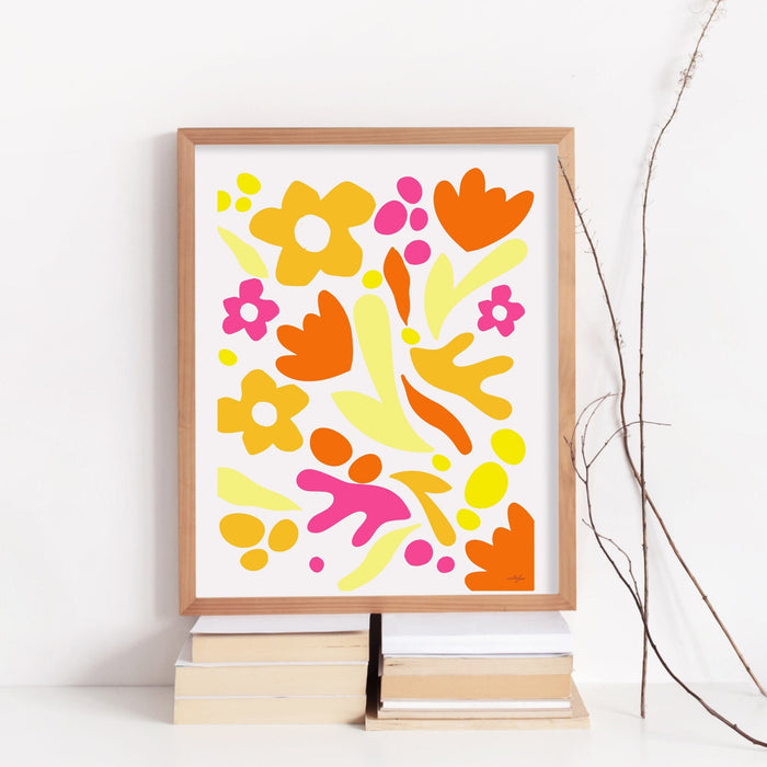 Flower Market Print, Set of 6, Botanical Wall Art, Floral Drawing Posters, Custom Wall Art Set, Paris, London Print, Digital Download Prints