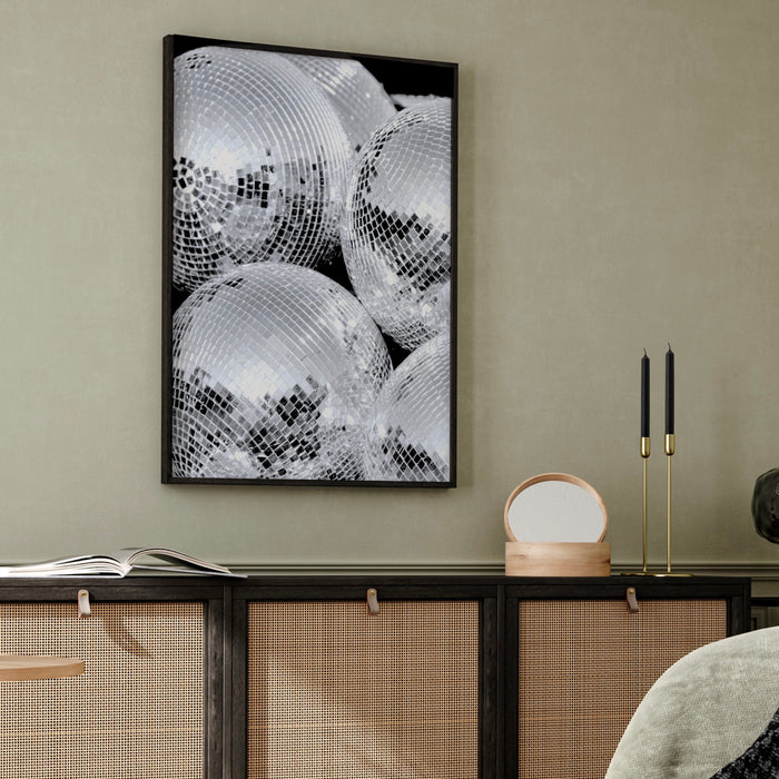 Fashion Girl Print | Disco Print | Girls Drinking Print | Fashion Wall Art | Stylish Wall Art | Black And White Art | Funky Prints