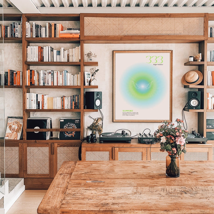 333 Angel Number Trendy Wall Art, Spiritual Wall Art, Angel Number Print, Room Decor Aesthetic Minimalist, Wall Art Download, Aura Poster