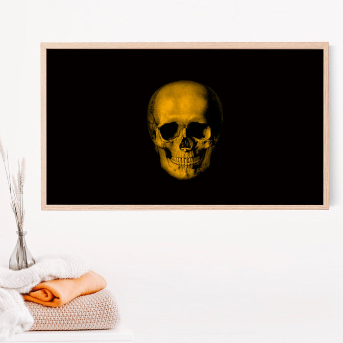 samsung frame tv art | halloween frame tv art | funny skeletons | black and white | spooky decor | samsung art tv | digital download | gold