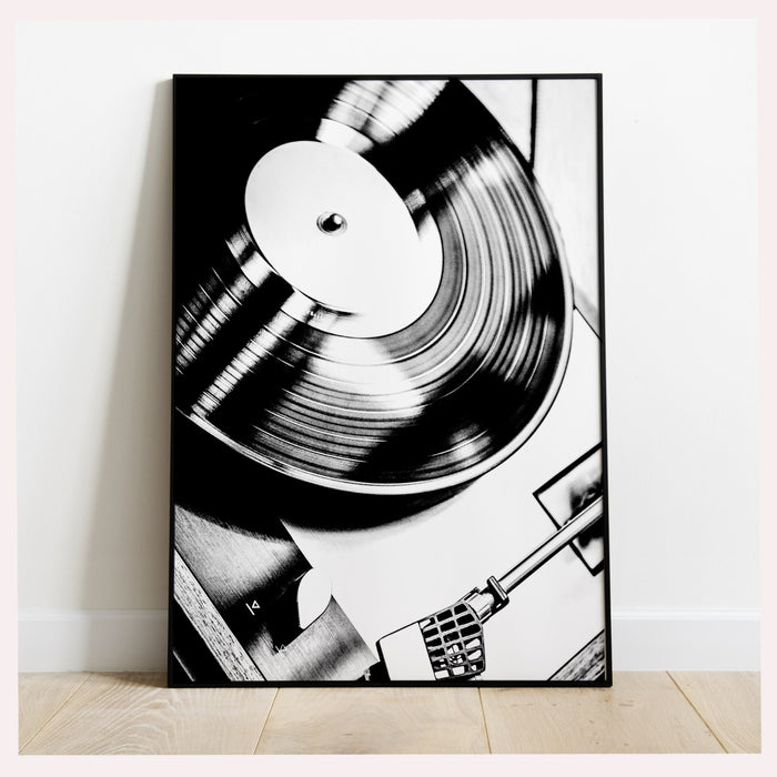 Fashion Girl Print | Disco Print | Girl Drinking Print | Fashion Wall Art | Vintage Black and white photo | Black And White Art | Funky zone