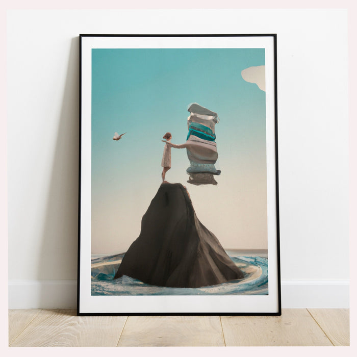 Funny Laundry Room Decor Illustration, Digital Art, Laundry Room Wall Art, Funny Gift for Mom, Laundry Art Print, Pastel Illustration