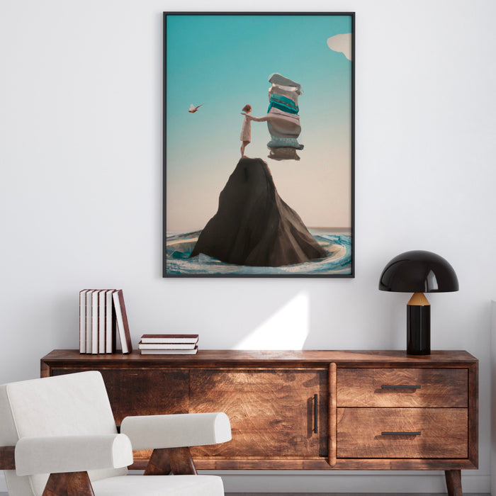 Funny Laundry Room Decor Illustration, Digital Art, Laundry Room Wall Art, Funny Gift for Mom, Laundry Art Print, Pastel Illustration