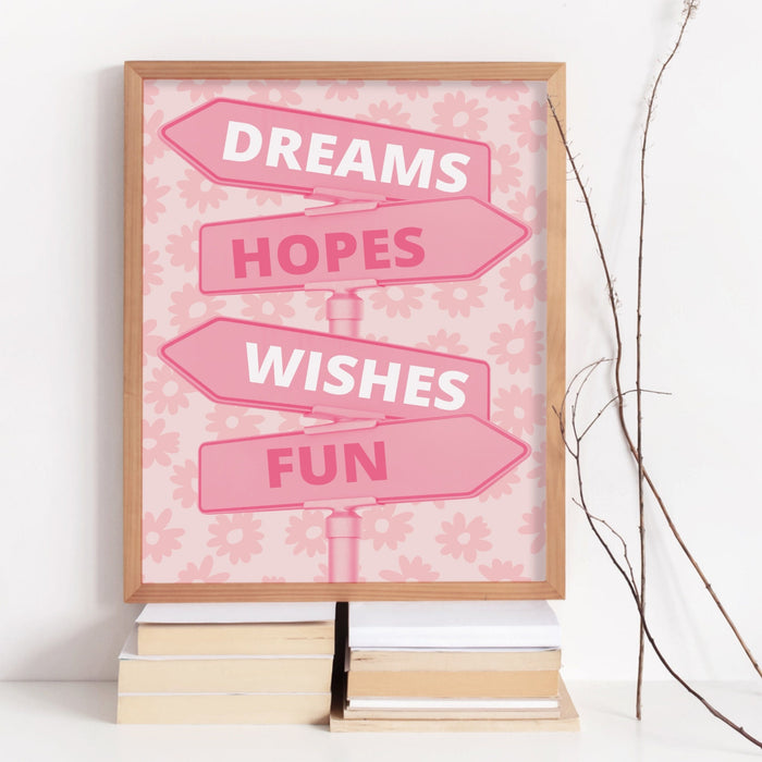 Trendy Retro Wall Art Set of 6,Retro Trendy Aesthetic Print,Lucky You Poster,Pink Print,Trendy Wall Art,Funny Art, Minimalist, Digital Art