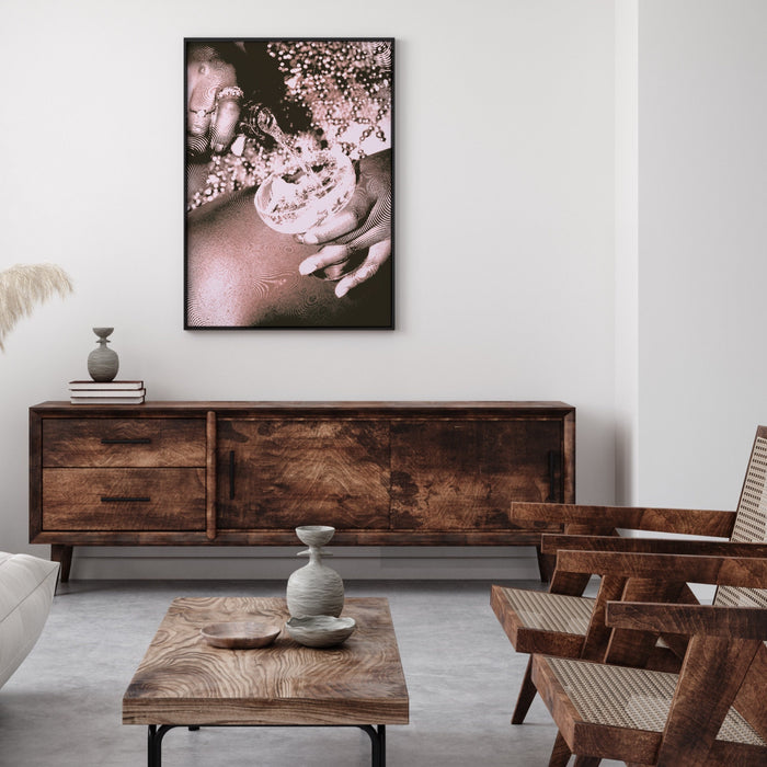 Fashion Girl Print | Disco Print | Girls Drinking Print | Fashion Wall Art | Stylish Wall Art | Black And White Art | Funky Prints | Trendy