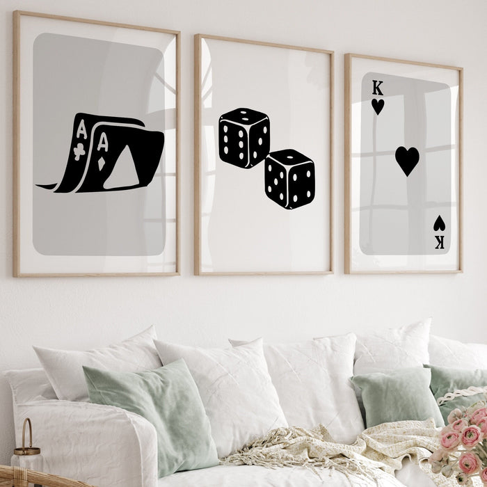 Trendy Retro Wall Art Set of 7,Retro Trendy Aesthetic Print,Lucky You Poster,Black and Beige Poster,Trendy Wall Art,Funny Art, Digital Art