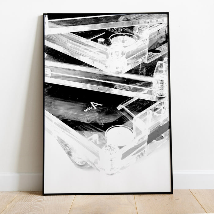 39"x55" Set of 3 Large Print Fashion Girl Print Disco Wall Art Girls Drinking Print Retro Art Trendy Black And White Art Funky Music Print