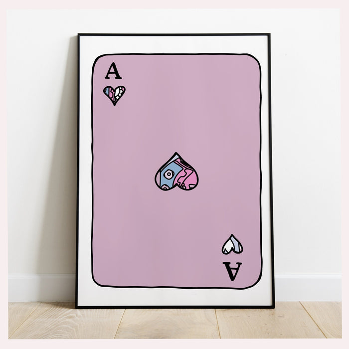 Trendy Retro Wall Art Set of 2,Retro Trendy Aesthetic Print,Lucky You Poster,Pink Print,Trendy Wall Art,Funny Art, Minimalist, Digital Art