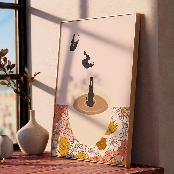 Coffee Print, Drink Poster, Modern Kitchen Decor, Retro Poster, Pop Art, Kitchen Art, Exhibition Poster, Illustration, Coffee Lover