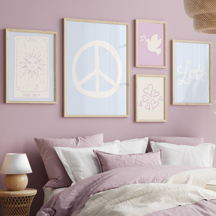 Trendy Retro Wall Art Set of 12,Retro Trendy Aesthetic Print,Lucky You Poster,Pink Print,Trendy Wall Art,Funny Art, Minimalist, Digital Art