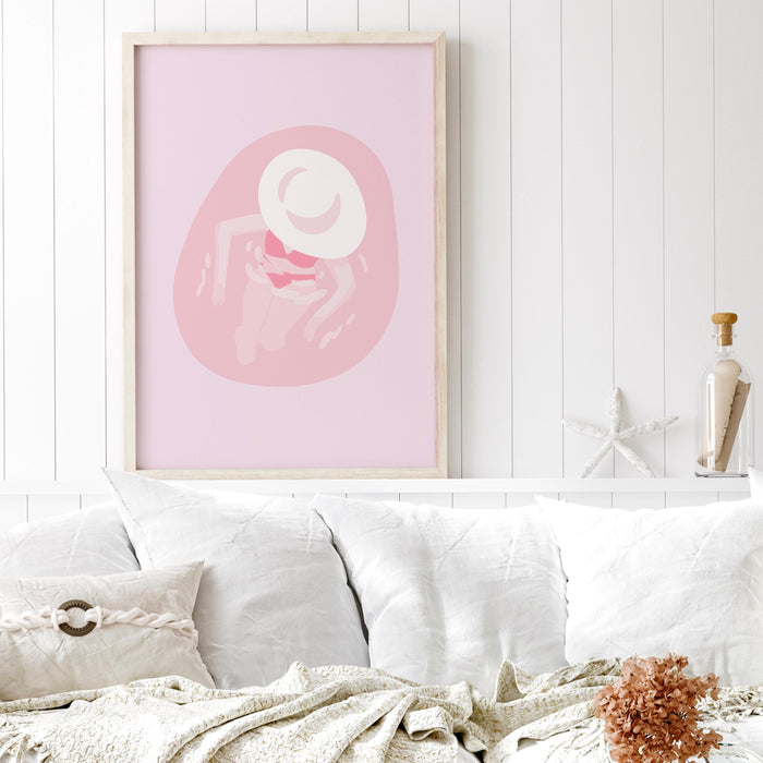 Trendy Retro Wall Art Set of 2, Summer Aesthetic Print, Pink Wall Decor,Pink Print, Cowgirl Wall Art,Funny Art, Minimalist, Instant Download