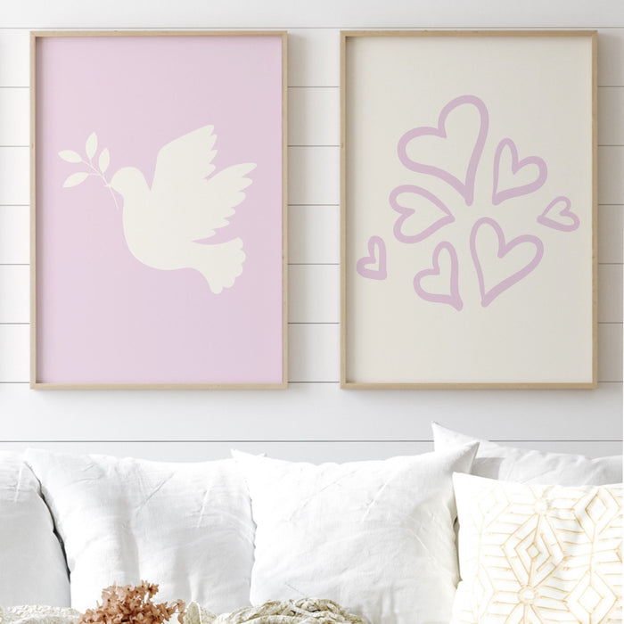 Trendy Retro Wall Art Set of 12,Retro Trendy Aesthetic Print,Lucky You Poster,Pink Print,Trendy Wall Art,Funny Art, Minimalist, Digital Art