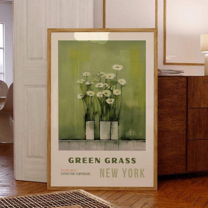 Printable Wildflower Field Landscape Oil Paintings Printable set of 9, Vintage Farm House, Country Field Green flowers, Art Digital Download