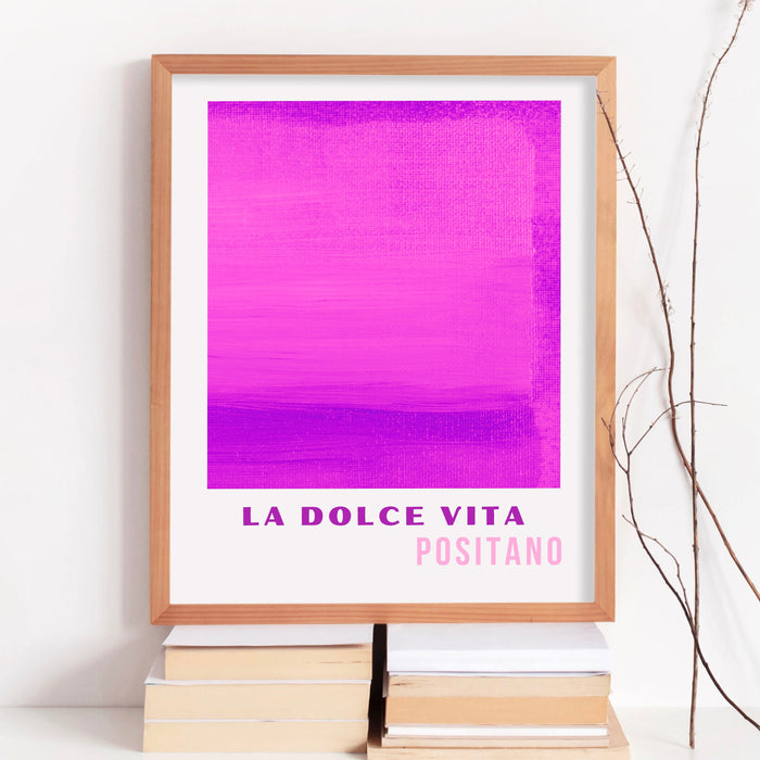 Gallery Wall Art Set Of 3 Prints, Purple Pink Abstract Digital Download, 70s Style Travel Poster, Dorm Room Decor Printable Digital Download
