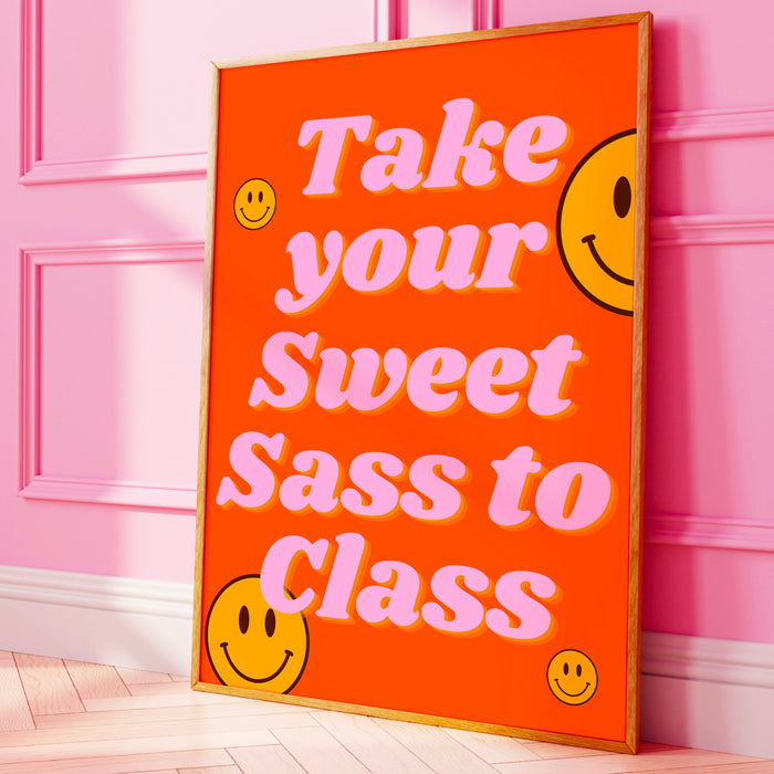 It Is What It Is, Dorm room decor, Trendy Retro Funny roommate sign, College apartment decor, Funny Wall Art, Pink orange digital download