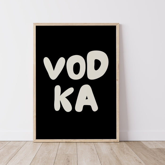 Vodka Happy Hour-Digital Download-Martini Art-Retro Print-Cheers Art Print-Trendy Art-70s Art Print-Girly Art-Cocktail Art-Preppy Bar Art