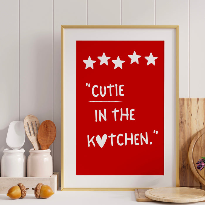 Cute Kitchen Aesthetic Wall Decor Trendy Retro Cooking Art Kitchen Wall Art Love Heart Art Print Bar Cart Digital Download